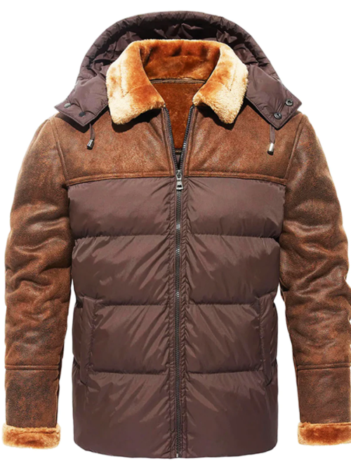 Georg Winterjacke Mit Sherpa Besatz 5